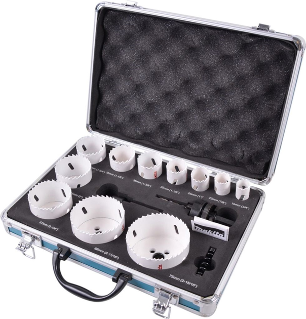 Набір коронок Makita BIM D-47298 19 - 75 мм 14 шт. (0088381424370) - зображення 3