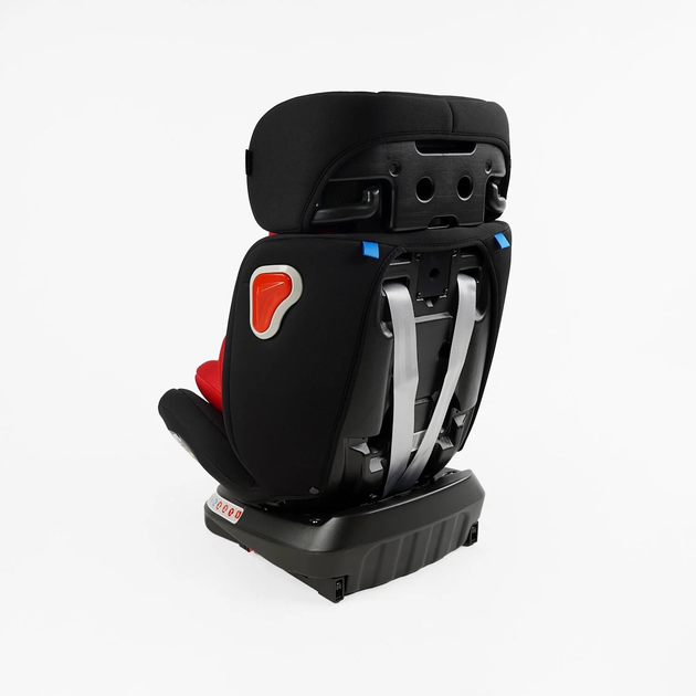 Автокресло детское универсальное Joy Isofix SafeMax SF-92103 группа 1-2-3 (9-36 кг) Красный с Черным - изображение 3