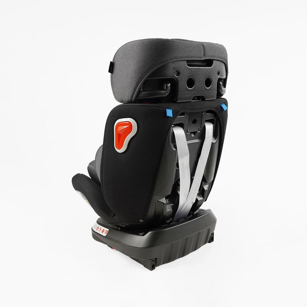 Автокресло детское универсальное Joy Isofix SafeMax SF-62860 группа 1-2-3 (9-36 кг) Серый с Темно-серым - изображение 3