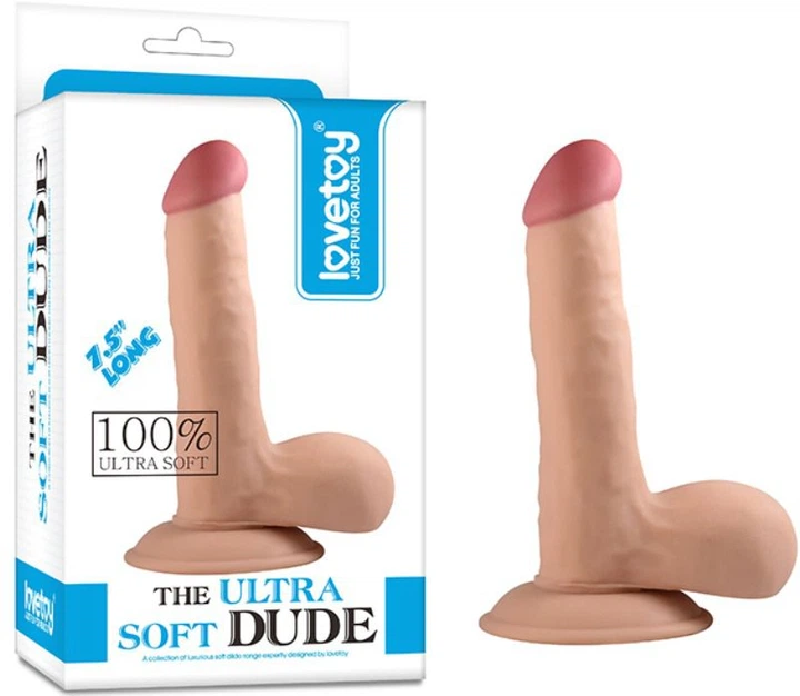 Фаллоимитатор Lovetoy The Ultra Soft Dude, 19 см (18819000000000000) - изображение 7
