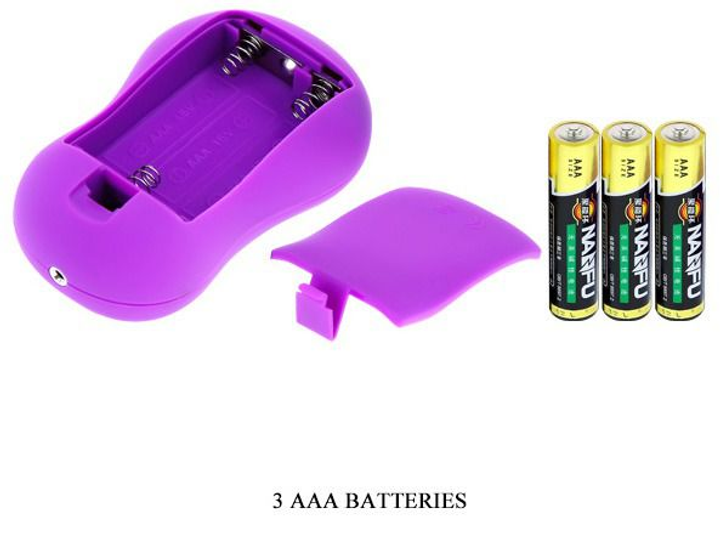 Клиторальный вибратор с хвостом для анальной стимуляции Baile Strap-on Butterfly цвет фиолетовый (00293017000000000) - изображение 5