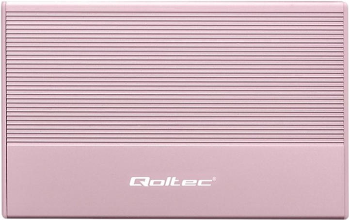 Kieszeń zewnętrzna Qoltec SATA 2.5" USB 3.0 Super Speed 5Gb/s 2TB Pink (5901878522791) - obraz 3