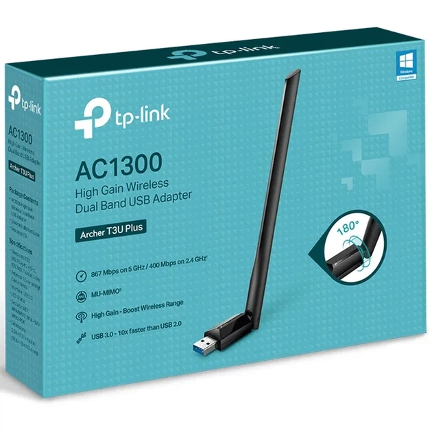 WiFi-адаптер TP-LINK Archer T3U plus - изображение 3