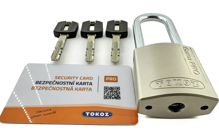 Замок навісний дисковий Tokoz Gama Pro 40 OS LONG - изображение 4