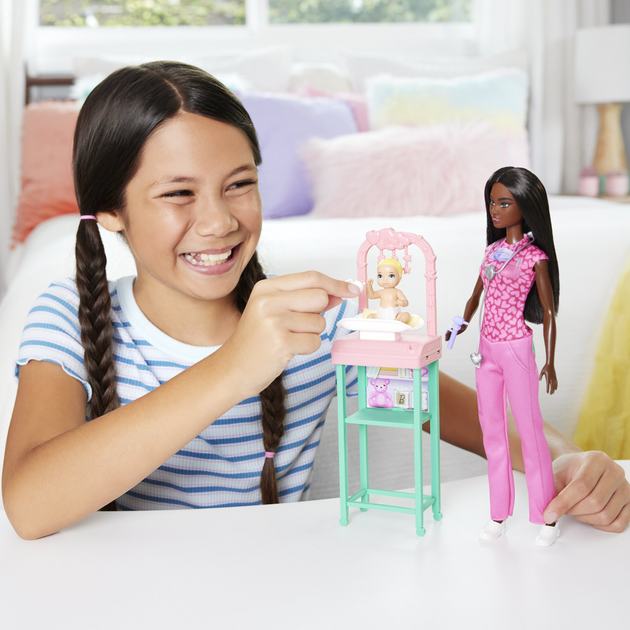 Лялька Mattel Barbie Лікар Педіатр JCR73 (0194735275229) - зображення 8