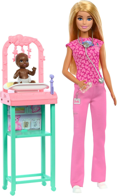 Lalka Mattel Barbie Lekarz Pediatra JCR72 (0194735275274) - obraz 3