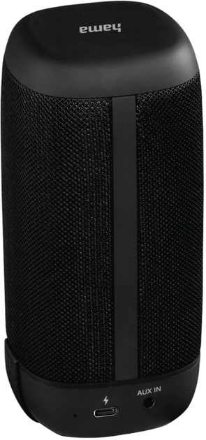 Przenośny głośnik Hama Bluetooth Tube 3.0 Black (4047443497932) - obraz 4