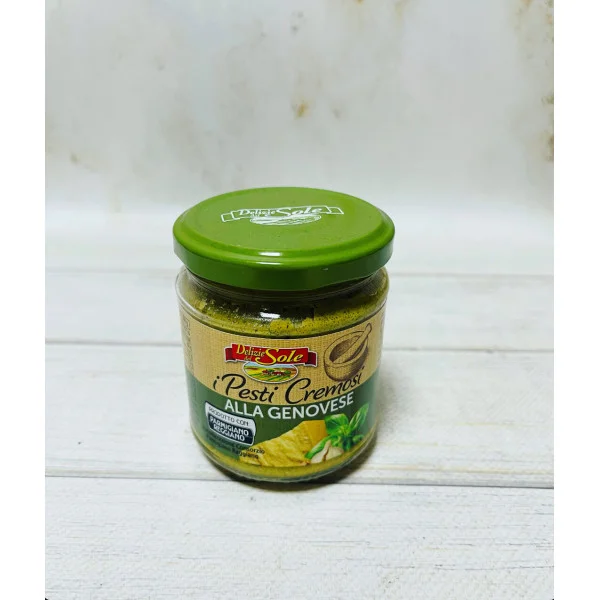 Соус песто Delizie dal Alla Genovese Cremosi 190гр - Фото 1 Соус песто Delizie dal Alla Genovese Cremosi 190гр - изображение 1