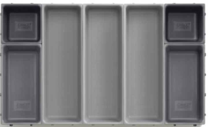 Modułowy organizer do szuflady Joseph Joseph Blox 7 elementów Szary (5028420003901) - obraz 3