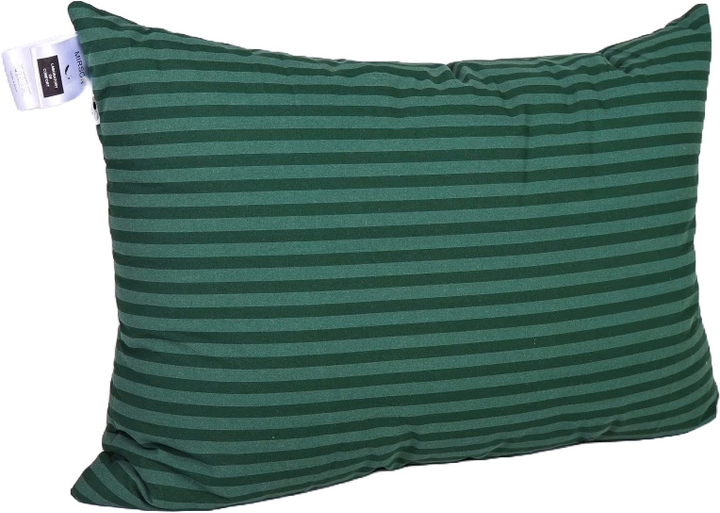 Подушка MirSon №0100 Сolor Fun Line 17-0612 Stripe Emerald EcoSilk середня 50x70 см від Rozetka на платформі USKIDKA Акція на Подушка MirSon №0100 Сolor Fun Line 17-0612 Stripe Emerald EcoSilk середня 50x70 см від Rozetka