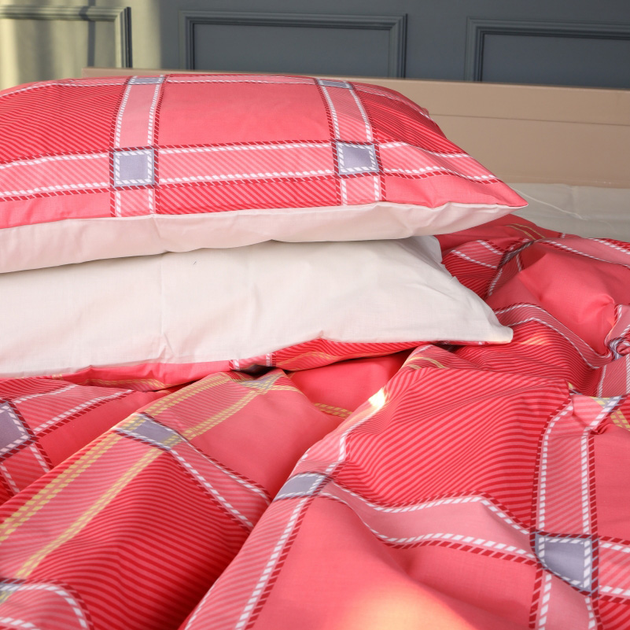 Наволочка MirSon Бязь 17-0765 Checkered red 50х70 см від Rozetka на платформі USKIDKA Акція на Наволочка MirSon Бязь 17-0765 Checkered red 50х70 см від Rozetka