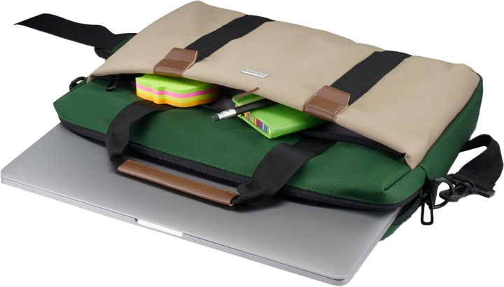 Torba na laptopa Hama Silvan 15.6"-16.2" Green (4047443522146) - obraz 4