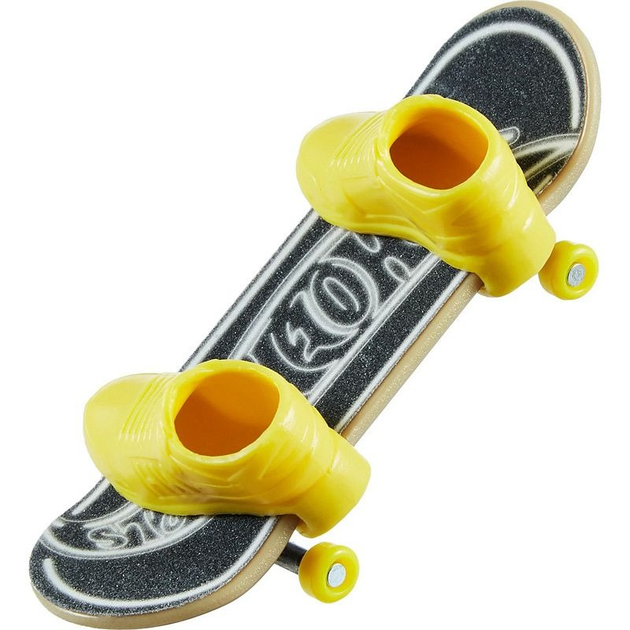 Іграшковий набір Hot Wheels Скейтборд Lined Luminescence + взуття для керування пальцями HNG33 (0194735139781) - зображення 3