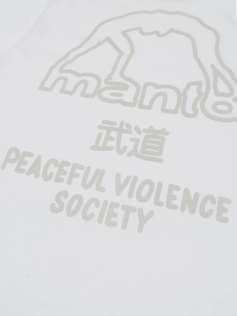 Футболка MANTO t-shirt SOCIETY 25 White XL - изображение 5