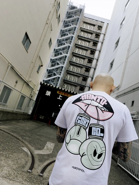 Футболка MANTO x KTOF t-shirt GLOVES White S - Фото 3 Футболка MANTO x KTOF t-shirt GLOVES White S - изображение 3
