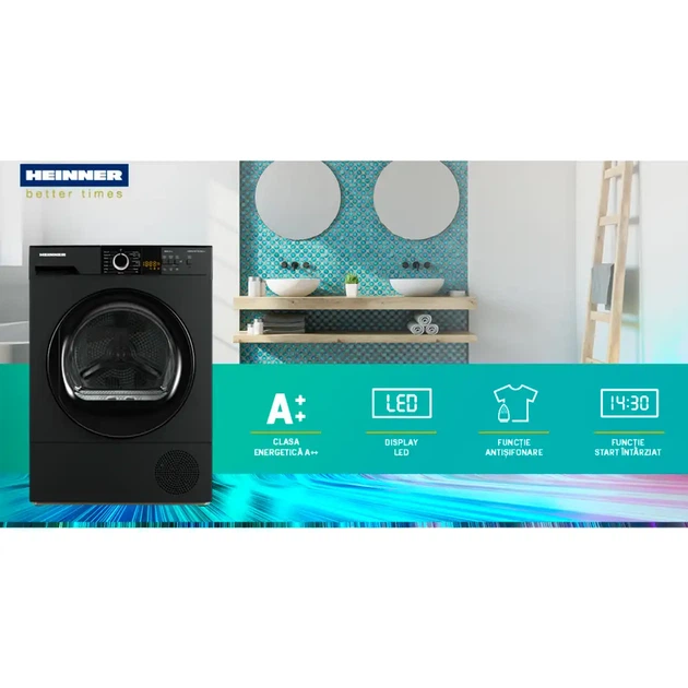 Сушильная машина Heinner HHPD-V8T1CHSA++ - изображение 2
