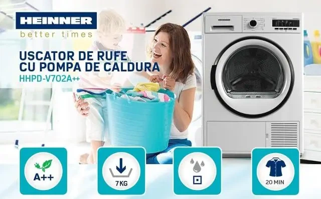 Сушильная машина Heinner HHPD-V702A++ - изображение 6