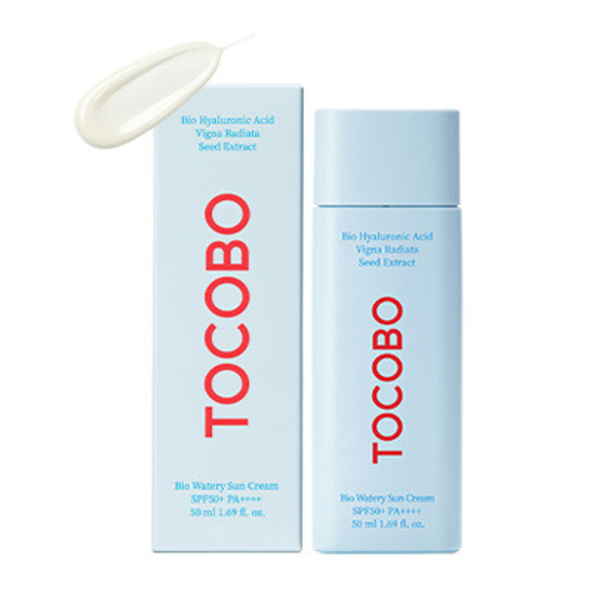 Увлажняющее солнцезащитное крем-молочко Tocobo Bio Watery Sun Cream SPF50+ PA++++ 50 мл - Фото 3 Увлажняющее солнцезащитное крем-молочко Tocobo Bio Watery Sun Cream SPF50+ PA++++ 50 мл - изображение 3