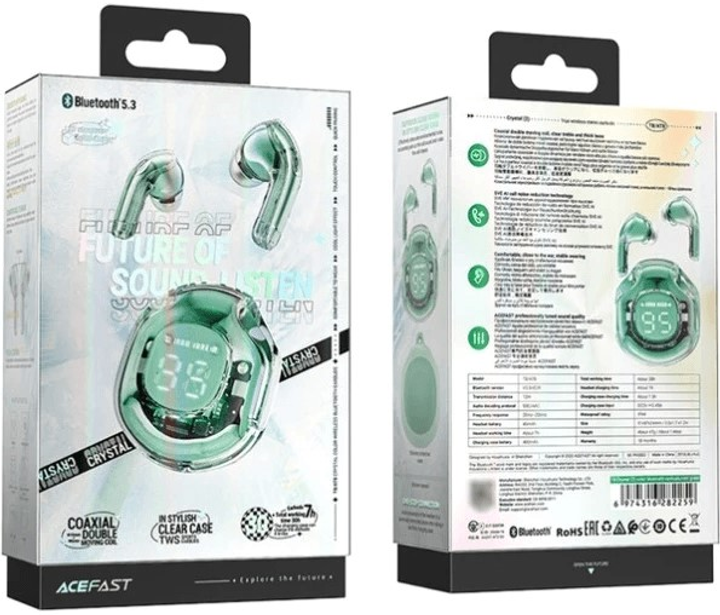 Słuchawki Acefast T8 Mint Green (6974316282259) - obraz 8