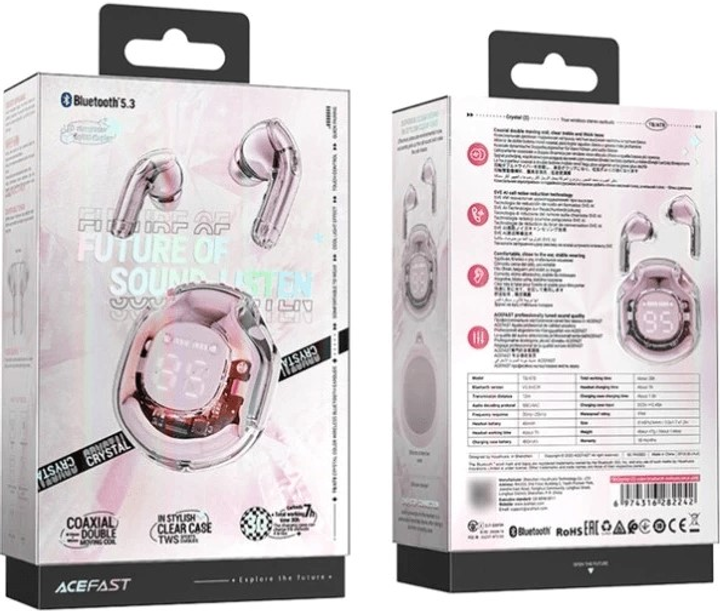 Słuchawki Acefast T8 Lotus Pink (6974316282242) - obraz 7
