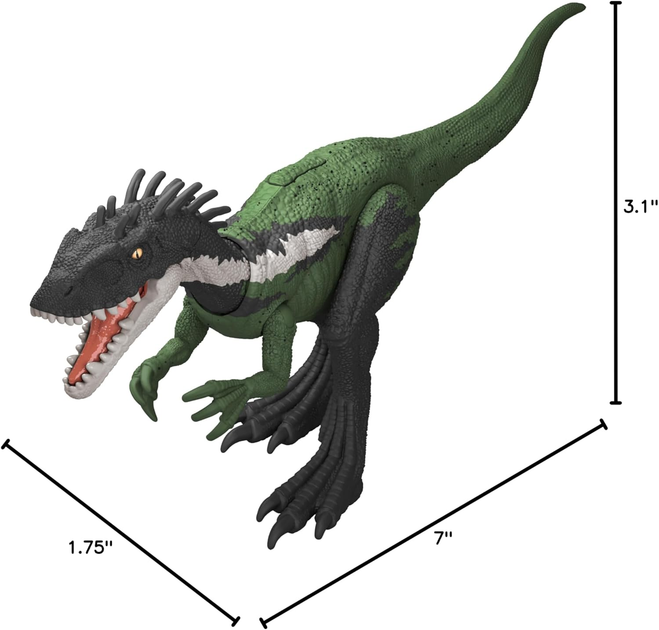 Figurka dinozaura Mattel Jurassic World Epic Evolution Strike Attack Guaibasaurus HTK63 (0194735192618) - obraz 6