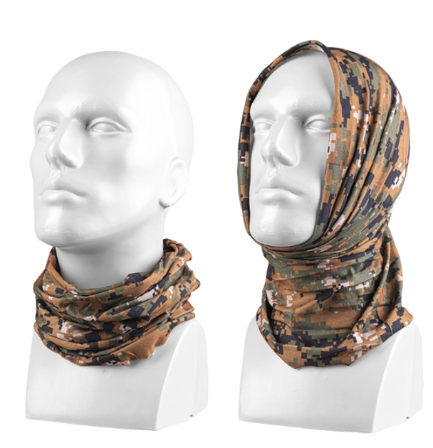 Головний убір багатофункціональний Баф Mil-Tec MULTI FUNCTION HEADGEAR DIGITAL W/L (12216071) - изображение 2