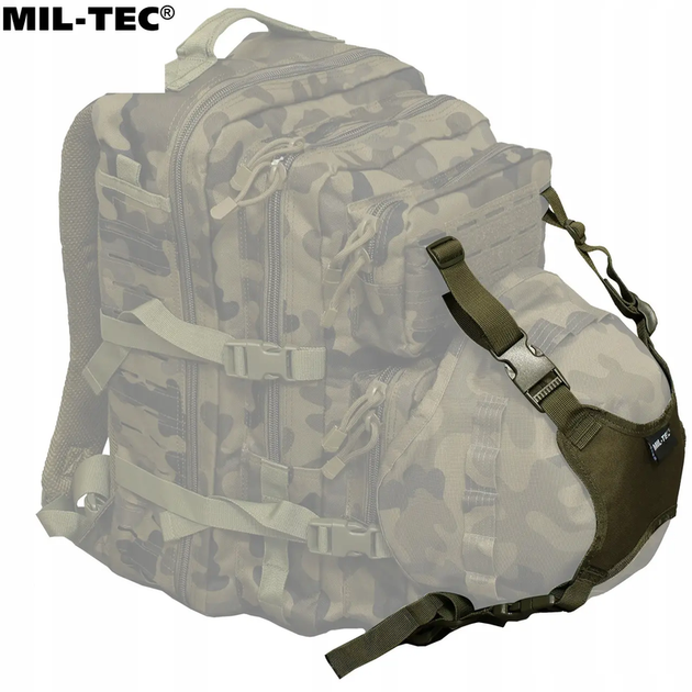 Держатель шлема (на рюкзак) Mil-Tec MOLLE тактический Olive (16677001) - Фото 8 Держатель шлема (на рюкзак) Mil-Tec MOLLE тактический Olive (16677001) - изображение 8
