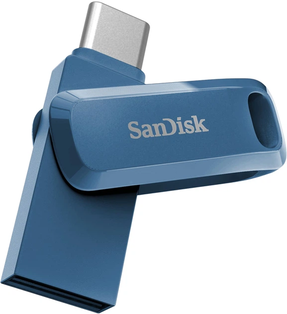 Pendrive SanDisk Ultra Dual Drive GO 256GB USB Type-C Navy Blue (0619659187019) - obraz 5