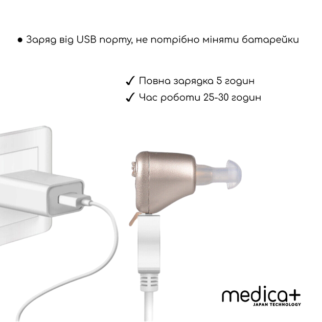 Універсальний слуховий апарат Medica+ Sound Control 14 - зображення 3