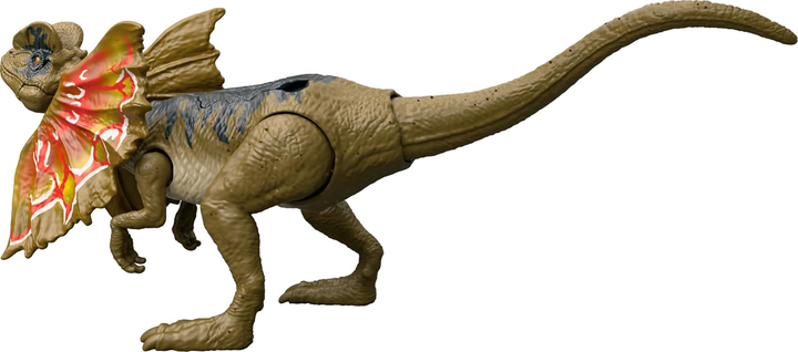 Figurka dinozaura Mattel Jurassic World Chaos Theory Epic Evolution Strike Attack Dilophosaurus HTK65 (0194735192335) - obraz 4