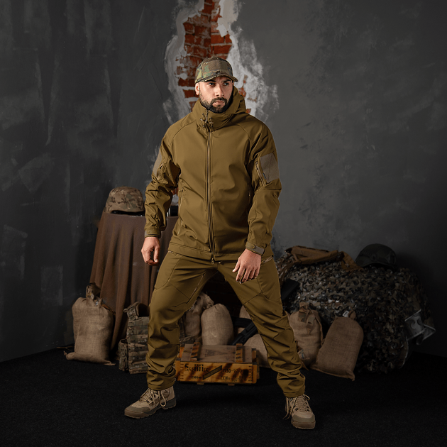 Куртка Camotec Stalker SoftShell Койот (7346), XXXXL - изображение 2