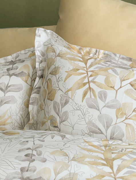 Постільна білизна Issimo Home сатин 200х220 OCCALE BEIGE - изображение 2