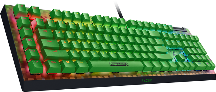 Клавіатура дротова RAZER BlackWidow V4 X Minecraft Edition зелений (RZ03-04704100-R3M1) 305790 - Фото 5 Клавіатура дротова RAZER BlackWidow V4 X Minecraft Edition зелений (RZ03-04704100-R3M1) 305790 - изображение 5