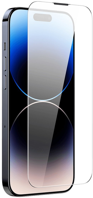 Zestaw 2 szkieł hartowanych Baseus z osłoną na głośnik do Apple iPhone 14 Pro Max (6932172623517) - obraz 3