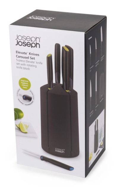 Набір ножів Joseph Joseph Elevate Multikol з підставкою каруселлю 5 шт (5028420000719) - зображення 8