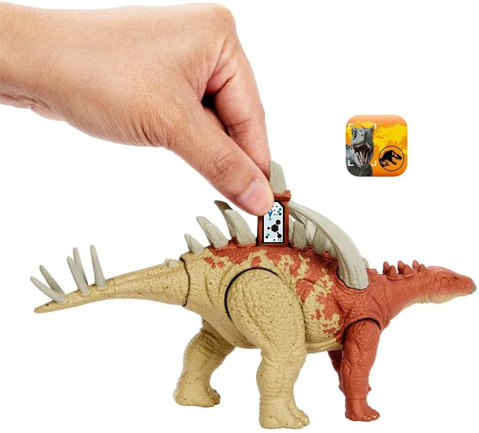 Figurka dinozaura Mattel Jurassic World Dino Trackers Strike Attack Gigantspinosaurus HLN68 (0194735116256) - obraz 6