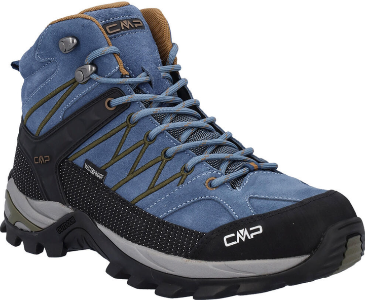 Ботинки мужские CMP RIGEL MID TREKKING SHOES WP (3Q12947-31NS) Синий 44 - изображение 3