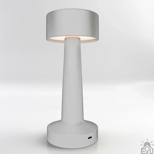 Світлодіодна настільна LED лампа DOWN LIGHT Бiла Esllse 2000К-6500K 200Lm с акумулятором 1200 mA - зображення 2