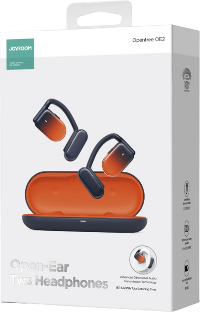 Słuchawki JOYROOM Openfree JR-OE2 Orange (6956116783150) - obraz 8