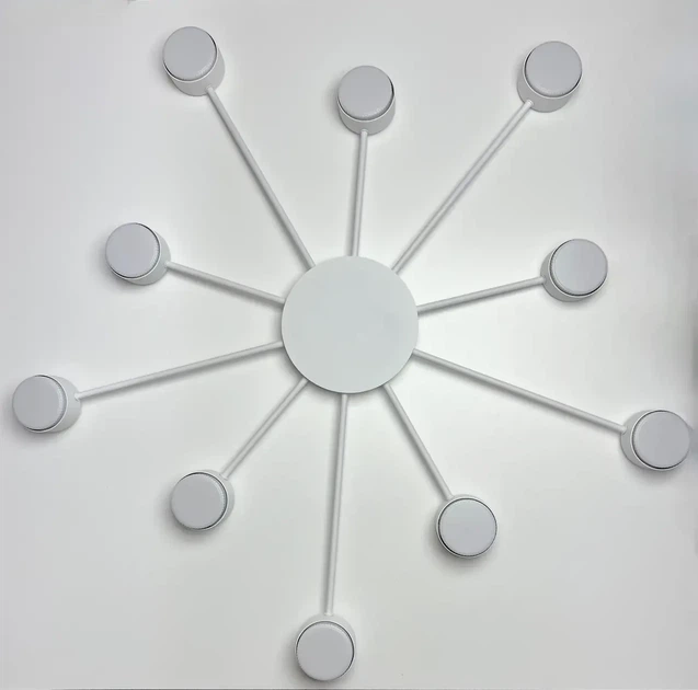 Люстра RAY SLIM 10xGX53 WHITE LUMINARIA 220V IP20 (потолочный светильник под сменные LED лампы) - изображение 3
