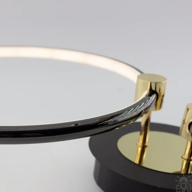 Світлодіодна люстра Esllse LUNE 48W 2R APP BLACK/GOLD/WHITE LED 600х350х110мм керована з пультом і додатком для смартфону - Фото 6 Світлодіодна люстра Esllse LUNE 48W 2R APP BLACK/GOLD/WHITE LED 600х350х110мм керована з пультом і додатком для смартфону - зображення 6