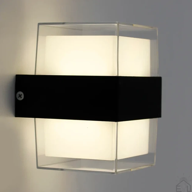 Настенное бра VALO 9W S 4000К 720Lm черное Esllse IP54 настенный светодиодный LED светильник 105х95х135мм - Фото 6 Настенное бра VALO 9W S 4000К 720Lm черное Esllse IP54 настенный светодиодный LED светильник 105х95х135мм - изображение 6