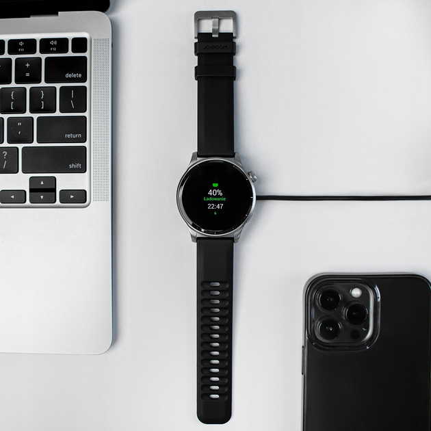 Smartwatch Joyroom Venture Series JR-FV1 Grey (6956116703370) - obraz 7