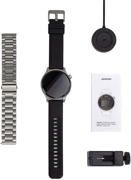 Smartwatch Joyroom Venture Series JR-FV1 Grey (6956116703370) - obraz 12