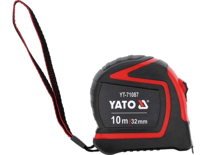 Рулетка вимірювальна YATO L 10 м x 32 мм зі сталевою стрічкою міліметрова шкала (YT-71087) (5906083113321) - зображення 2