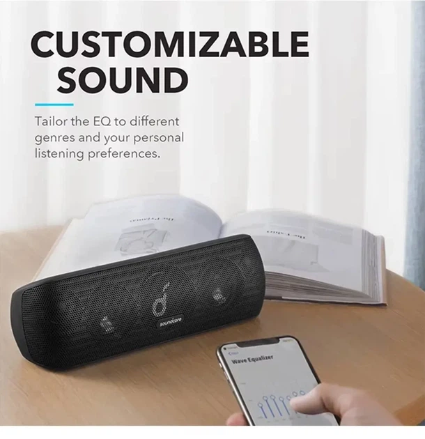 Портативна колонка Anker Soundсore Motion+ (Plus), Bluetooth, 30W, 6700mAh, Hi-Res, BassUp, EQ, USB-C, IPX7, TWS - Фото 5 Портативна колонка Anker Soundсore Motion+ (Plus), Bluetooth, 30W, 6700mAh, Hi-Res, BassUp, EQ, USB-C, IPX7, TWS - зображення 5