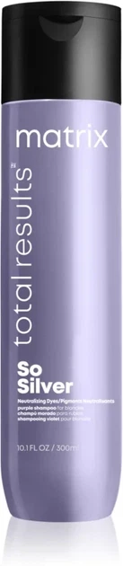 Шампунь для нейтралізації жовтизни волосся Matrix Total Results So Silver Shampoo 300 мл - Фото 3 Шампунь для нейтралізації жовтизни волосся Matrix Total Results So Silver Shampoo 300 мл - зображення 3