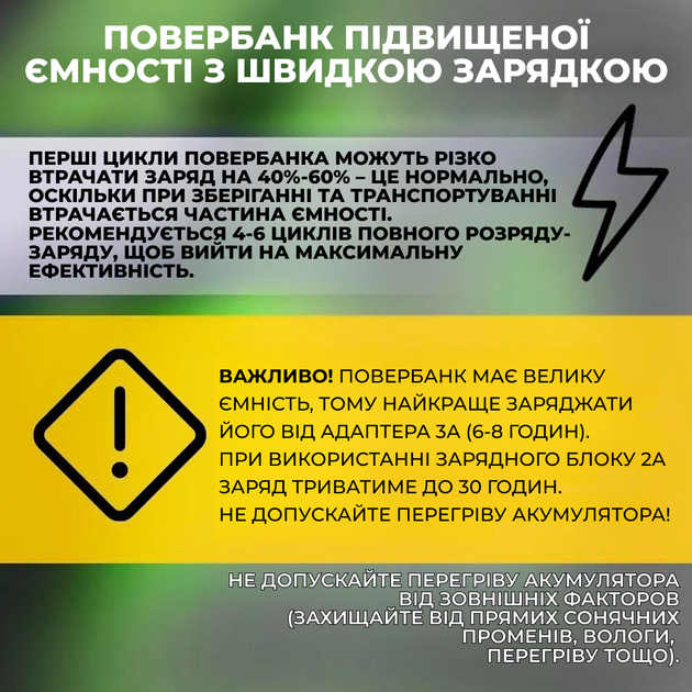 Powerbank Павербанк повербанк 50000 mAh с быстрой зарядкой |3USB/Type-C, QC 33W+PD20W - изображение 5