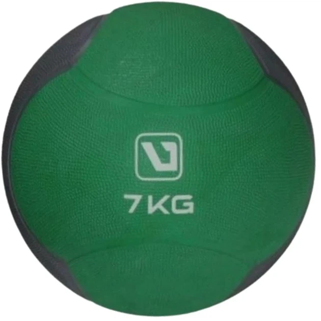 Медбол (медицинский мяч) LiveUp MEDICINE BALL Ø286 мм 7 кг Green/Grey - Фото 2 Медбол (медицинский мяч) LiveUp MEDICINE BALL Ø286 мм 7 кг Green/Grey - изображение 2