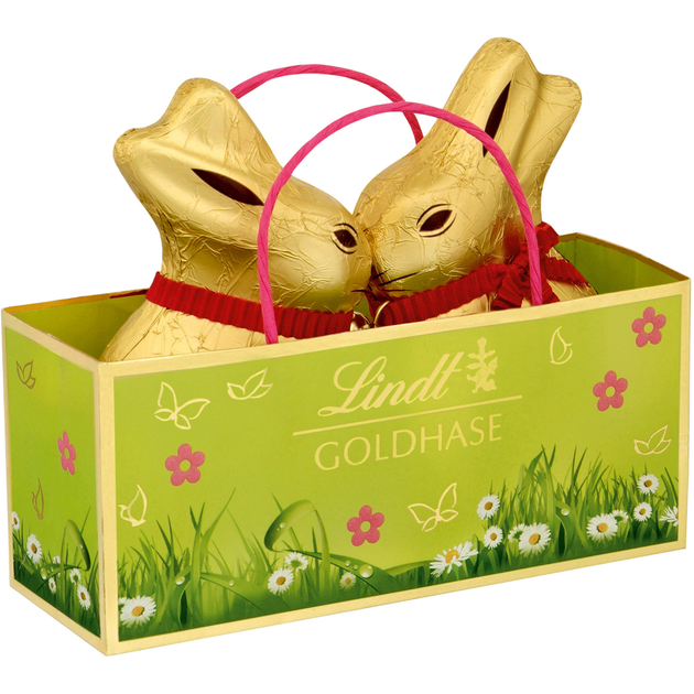 Подарочный набор шоколадных зайчат Lindt Easter в пакете 100г - изображение 2